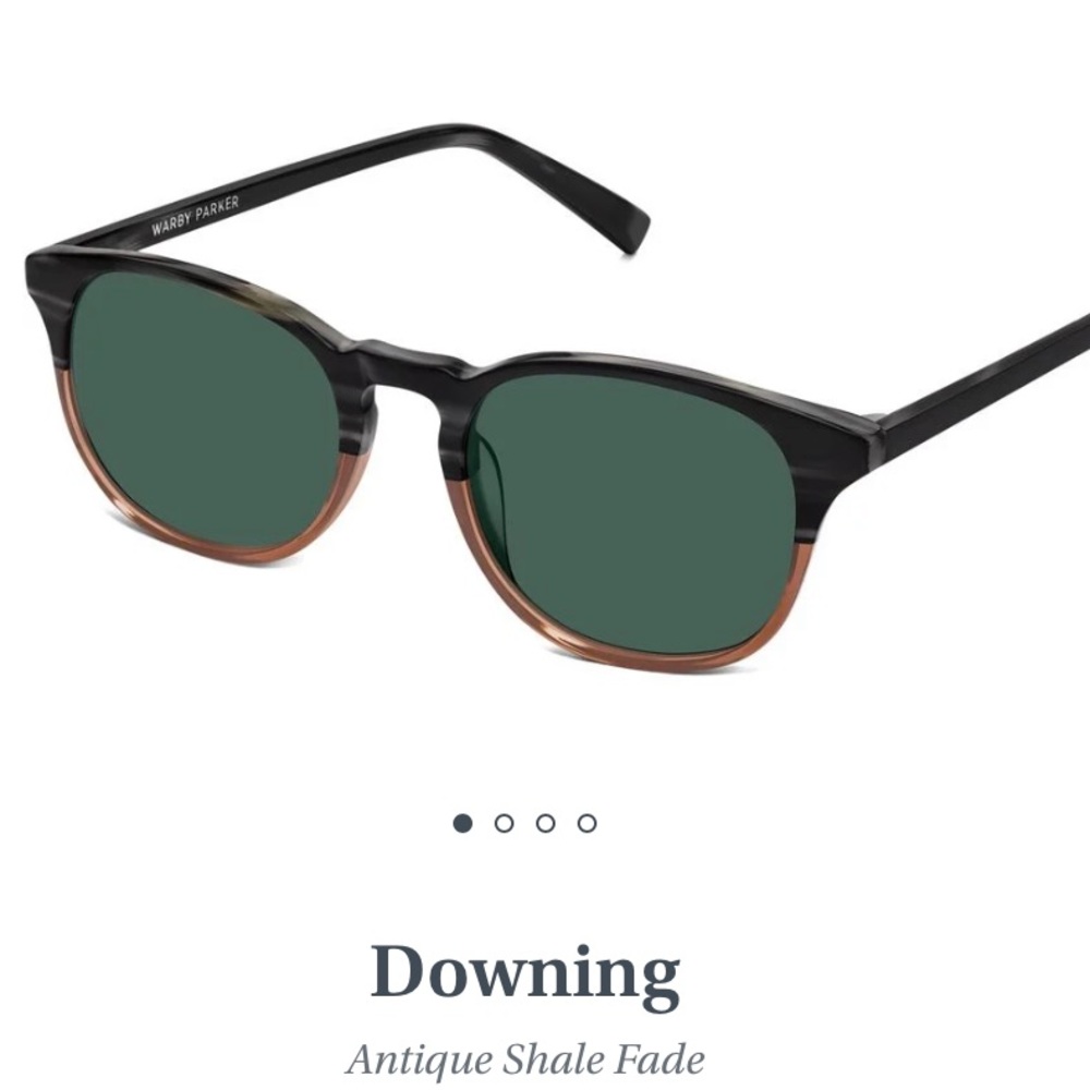 Warby Parker “Downing” Antique Shale Face Sunglasses